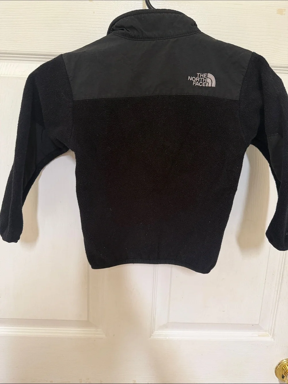 The North Face Kids Black Zip Fleece Jacket